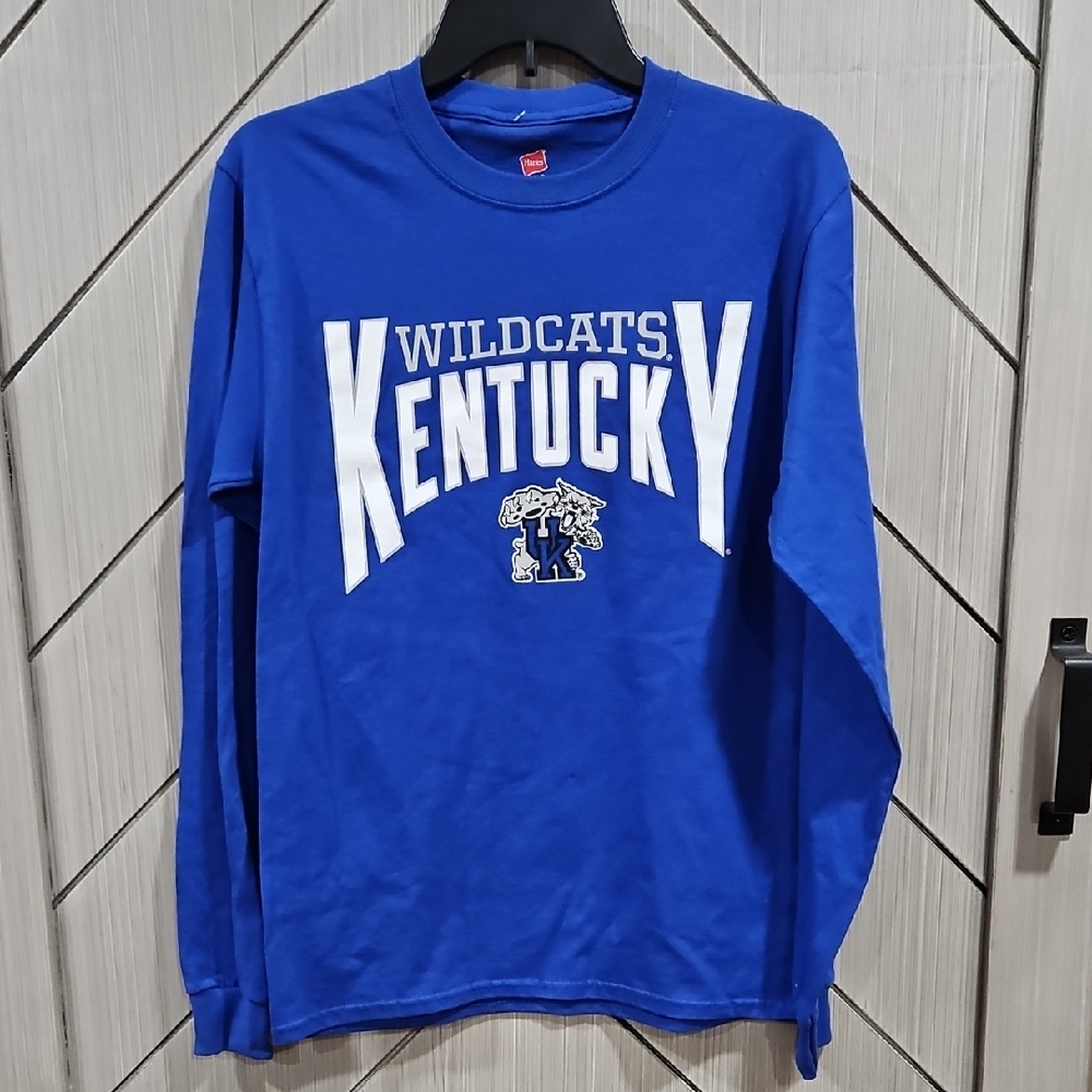 Hanes Blue Wildcats Kentucky Long Sleeve Shirt